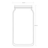 Paşabahçe 80398 Homemade Kavanoz 3 Litre - 6 Adet - 5