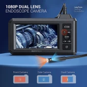 DEPSTECH Çift Lensli Endüstriyel Dijital Endoskop, 1080P - 5m - 2
