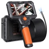 DEPSTECH Üç Lensli Boroskop, 5'' IPS Ekranlı Muayene Kamerası - 5m - 1