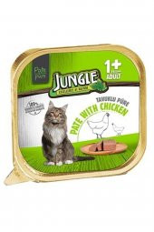 Jungle  Pate/ezme Tavuklu Kedi Maması 100gr - 1