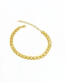 Beyaz Taşlı Gümüş Bileklik thumbnail 3