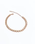 Beyaz Taşlı Gümüş Bileklik thumbnail 2