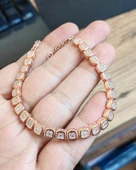 Beyaz Taşlı Gümüş Bileklik thumbnail 5