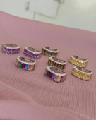 Ruby Baget Taşlı Gümüş Yüzük - 2