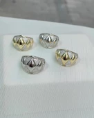 Taşlı Büyük Gümüş Yüzük thumbnail 2