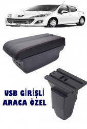 Peugeot 207 2010-2020 Usbli Vidasız Kol Dayama Kolçak - 1