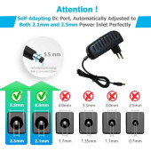 12 Volt 3 Amper Kamera Adaptörü 12V 3A Aadaptör Led Modem Güvenlik Kamerası Plastik Kasa Priz Tipi 5.5x2.1-2.5mm - 5