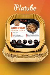 Pisirme Kagidi 50 adet Airfryer Yagli Kagit Xiaomi Philips Air Fryer Tüm Markalara Uyumlu Kare - 4