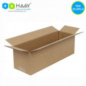 HAAY AMBALAJ 40x20x15 Cm Tek Oluklu A-Box Kraft Koli (10 ADET) - 1