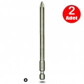 AletÇantam Gfb Bits Yıldız Uç Vidalama Matkap Ucu Pz2 x 150mm - 2 Adet - 1