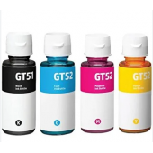 Hp Z6Z99A 4 renk (GT51XL GT52XL)  90ML muadil Mürekkep, - 1