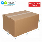 HAAY AMBALAJ 60X40X30 Çift Oluklu Koli  (5 ADET) - 1