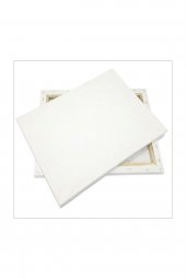 Akrilik Boya 25*35 cm Tuval 3 Adet Fırça 1 Adet Palet 4lü Set - 3
