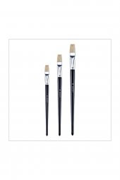 Akrilik Boya 25*35 cm Tuval 3 Adet Fırça 1 Adet Palet 4lü Set - 4