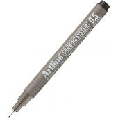 drawing system teknik çizim kalemi  0,5 mm SİYAH rapido 1 adet - 2