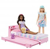 Barbie My First  İlk Barbie Bebeğim Barbienin Yatağı Oyun Seti HMM64 - 1