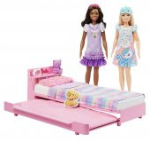 Barbie My First  İlk Barbie Bebeğim Barbienin Yatağı Oyun Seti HMM64 - 2