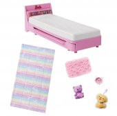 Barbie My First  İlk Barbie Bebeğim Barbienin Yatağı Oyun Seti HMM64 - 3