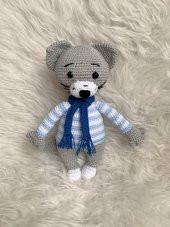 Tombiş Kedi Amigurumi Organik Oyuncak - 1