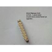 12 Pin 1Mm Adımlı Dik Flex Soketi Flex Ffc Konnektörü 12-1-Dik thumbnail 3