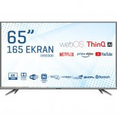 Onvo OV65500 4K Ultra HD 65" 165 Ekran Uydu Alıcılı webOS Smart LED TV - 1