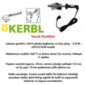 Kerbl Elektrikli Boynuz Yakma Aleti-Koteri-İthal - 2