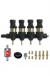 Atiker Gold Uyumlu Ultra Gold Enjektör 4 Silindir 2ohm Hediyeli - 1