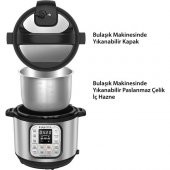 Instant Pot Duo Mini 7si 1 Arada 3 Litre Paslanmaz Çelik Tencereli Yavaş/Pilav/Buharlı Pişirici, Yoğurt Makinası, Isıtıcı 110-0045-01-EU - 3