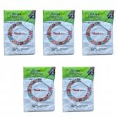Arma Baskılı Mini Blok Poşet Torba - No : 2 - 25x37 Cm. - Beyaz - 100 Adetlik 5 Paket - 1