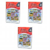 Arma Baskılı Mini Blok Poşet Torba - No : 0 - 20x30 Cm. - Beyaz - 100 Adetlik 3 Paket thumbnail 1