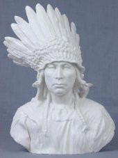 WISE PORSELEN KIZILDERILI SEF BUST - 1