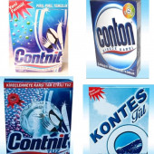 CONTNİT BULAŞIK MAK. DET. 1000 ML&CONTNİT BULAŞIK MAK. TUZU 2 KG&CONTON 500 GR&KONTES TÜL BEYAZLATICI 500 GR (TÜRK MALI) - 1