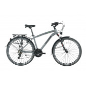 Bisan Comfort Line 19" 26 Jant 21 Vites V Fren Şehir Bisikleti - Metalik Gri-Yeşil - 1