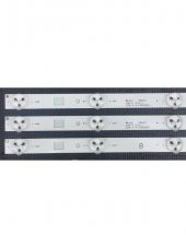 SAMSUNG 2013SONY32A 3228, SONY KLV-32R402A SIFIR LED BAR TAKIMI 3 ADET (8 LEDLİ) thumbnail 3