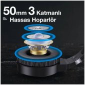 Polham RGB Işıklı Kulaküstü Mikrofonlu Oyuncu Kulaklığı, 3.5mm ve USB Girişli 2.1 Metre Kulaklık - 3