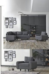Eviana Corner Flavia Plus Köşe Takımı Berjerli - 1