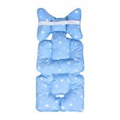 Sevi Bebe Puset ve Oto Koltuğu Minderi Mavi Yıldız Desen - 5