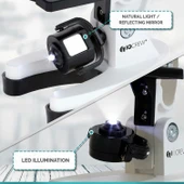 AmScope 120X-1200X 52'li Çocuklar için Acemi Mikroskop Kök Kiti - 3