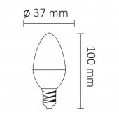 Ack AA09-00713 7W Buji Led Ampul 6500K Beyaz E14 - 2