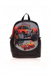 Kids&love 2 Li Set Layer Monster Truck Sırt Çantası Ve Beslenme Çantası - 2