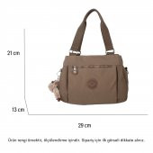 Kenyon C1112  Klinkır Kumaş Bayan Çapraz El Omuz Çantası Mor - 7