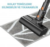 Glary Home GH39A-WNVY Üçgen Desen Kaydırmaz Tabanlı 13lü Merdiven Halısı - Beyaz/Lacivert - 5