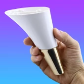 Clara Mobilya Kanepe Sehpa TV Ünitesi Baza Koltuk Ayağı Krem Gold Renk 12 cm (4 Adet) thumbnail 6