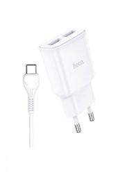Çift Usb Girişli Şarj Aleti Type-c - 1