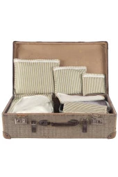 Travel | Valiz Düzenleyici Set 6 Parça | Bavul İçi Organizer Bej - 3