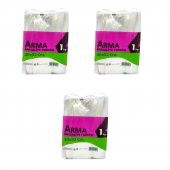 Naksan Arma Şeffaf Naylon 5 lik 30x52 Cm. Bakkaliye Poşeti Torbası - 1 Kg. - Ort. 85 Adet - 3 Paket - 1