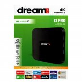 DREAMSTAR C1 PRO 4K ANDROID TV 2GB RAM 16GB HAFIZA ANDROID 10 ULTRA HD TV BOX UYDU ALICISI - 1