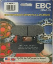 Ebc Fa124-2 1990-2000 Honda Goldwing GL 1500 SE Uyumlu Ön Fren Balatası Organik Balata - 1