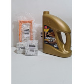 RENAULT CLİO 4 FİLTRE ve YAĞ BAKIM SETİ PO MAXİMA 5W30 RN 5 LİTRE C4 RENO ONAYLI MOTOR YAĞ İLE - 1