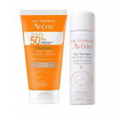 Avene Set 2 - Avene Cleanance Spf50+ Renkli Güneş Kremi 50 Ml - Termal Su 50 Ml - 1